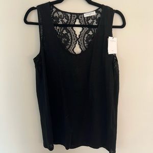 Sandro Women’s Black Lace Tank Top